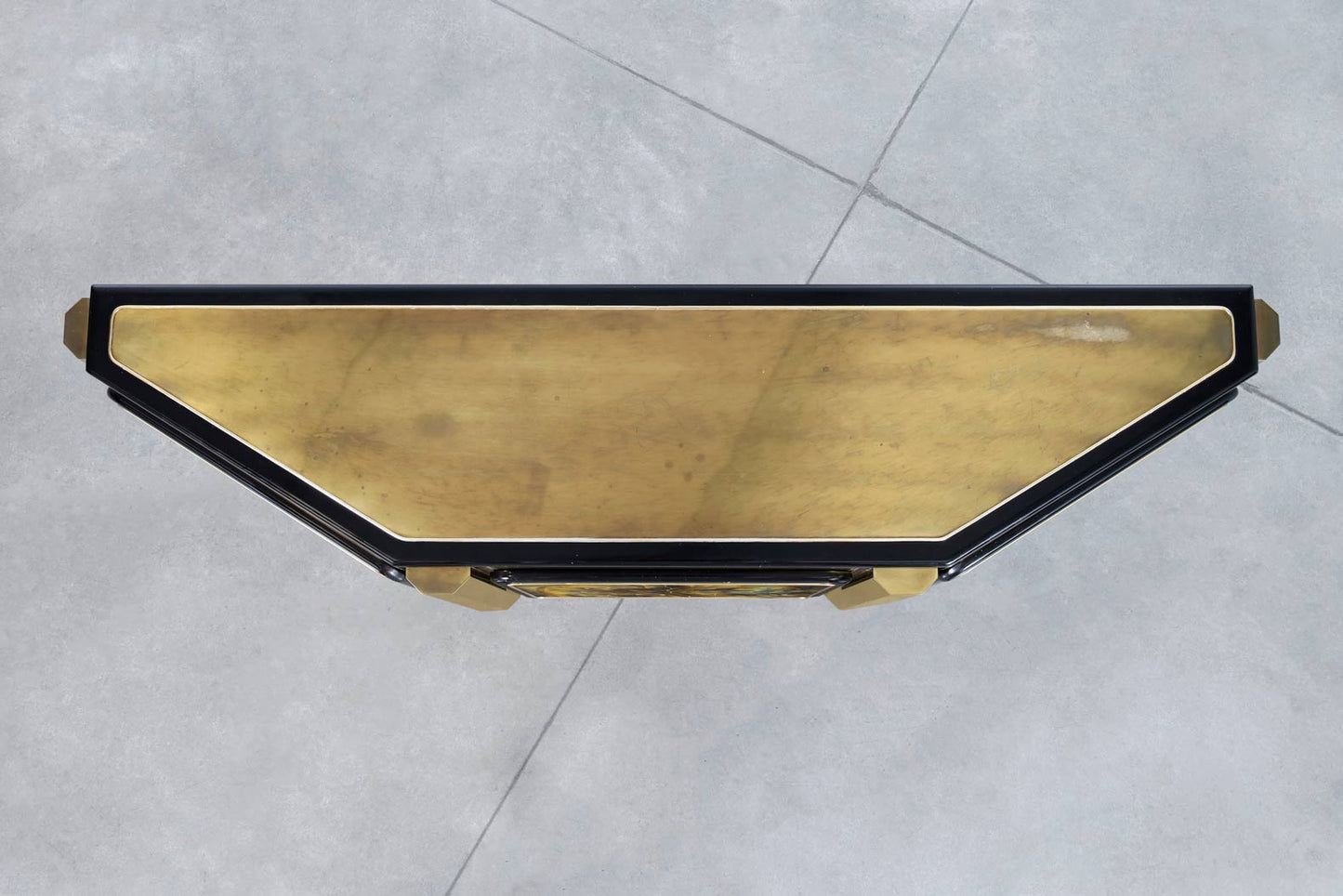 Vintage Brass "Tree of Life" Credenza by Bernhard Rohne for Mastercraft