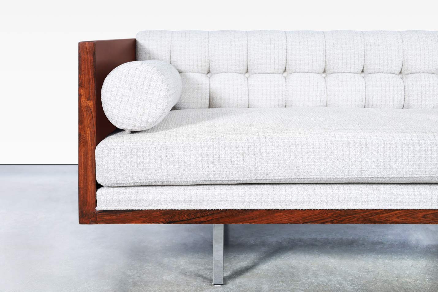 Vintage Brazilian Rosewood Case Sofa by Milo Baughman for Thayer Coggin