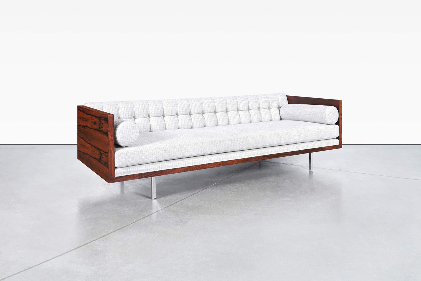 Vintage Brazilian Rosewood Case Sofa by Milo Baughman for Thayer Coggin