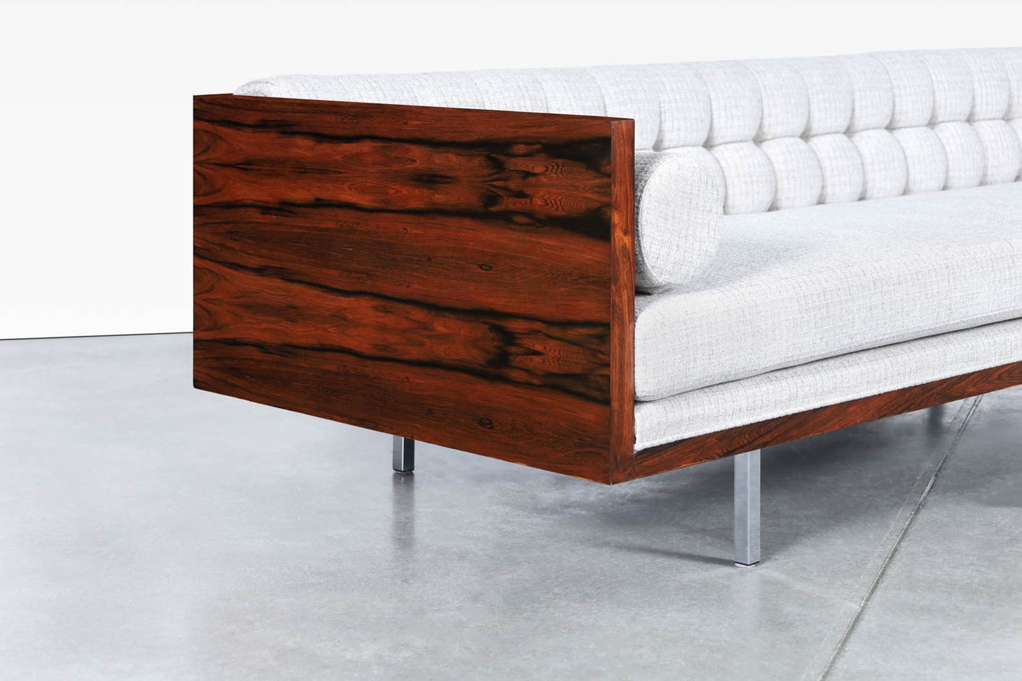 Vintage Brazilian Rosewood Case Sofa by Milo Baughman for Thayer Coggin