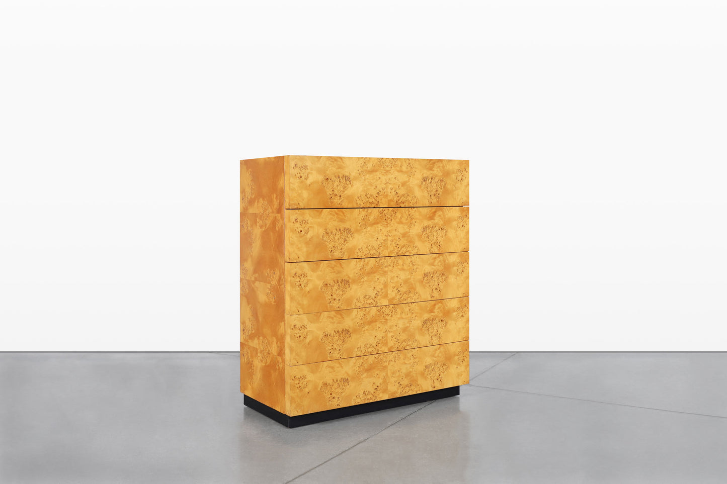 Vintage Burl Wood Chest of Drawers by Arthur Umanoff for Dillingham