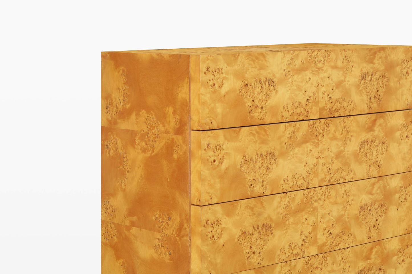 Vintage Burl Wood Chest of Drawers by Arthur Umanoff for Dillingham