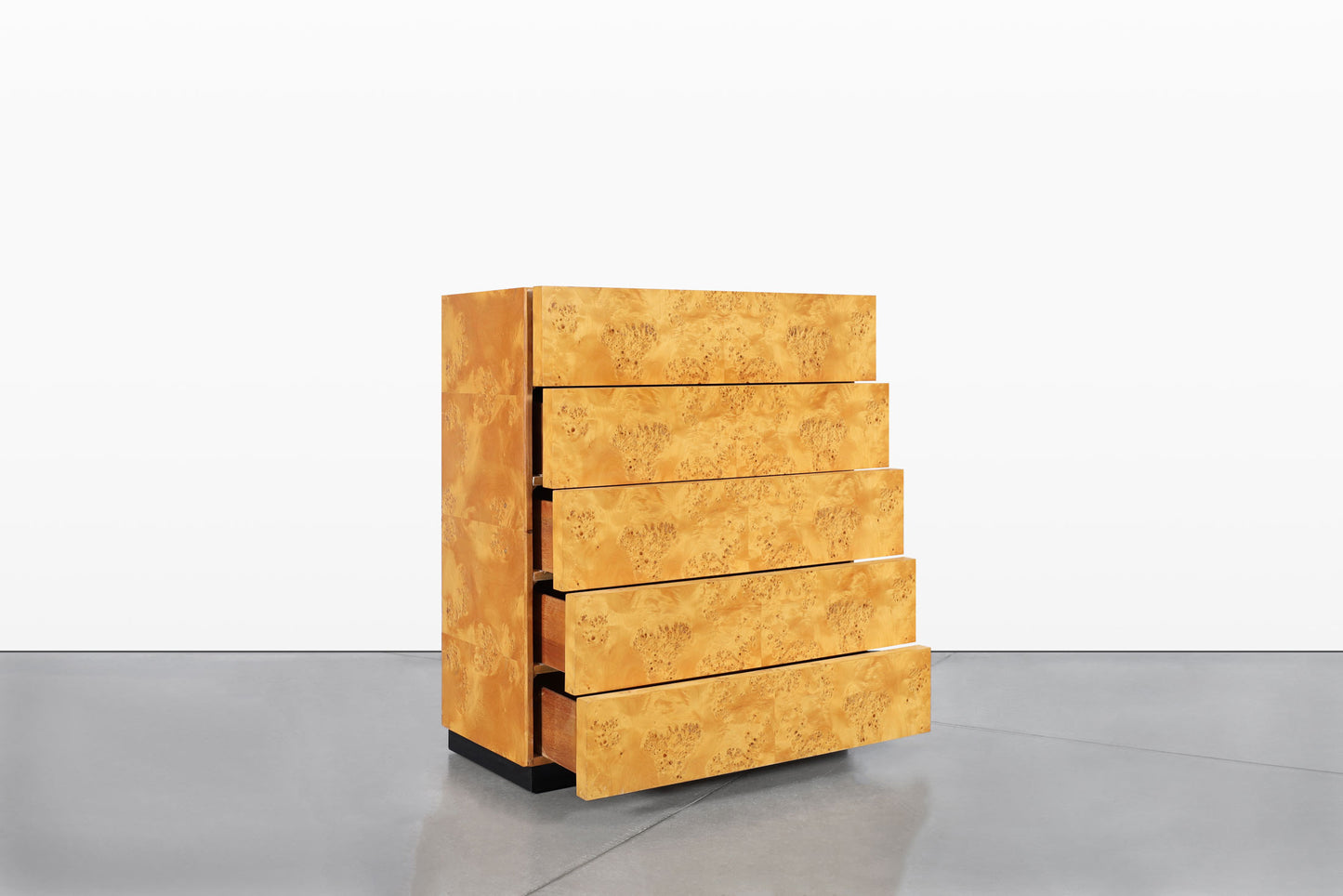 Vintage Burl Wood Chest of Drawers by Arthur Umanoff for Dillingham