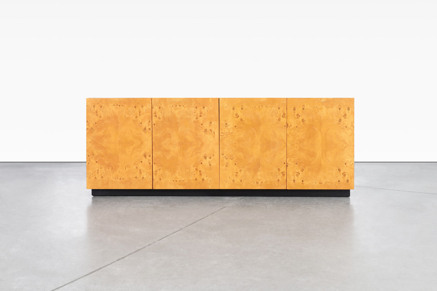 Vintage Burl Wood Credenza by Arthur Umanoff for Dillingham