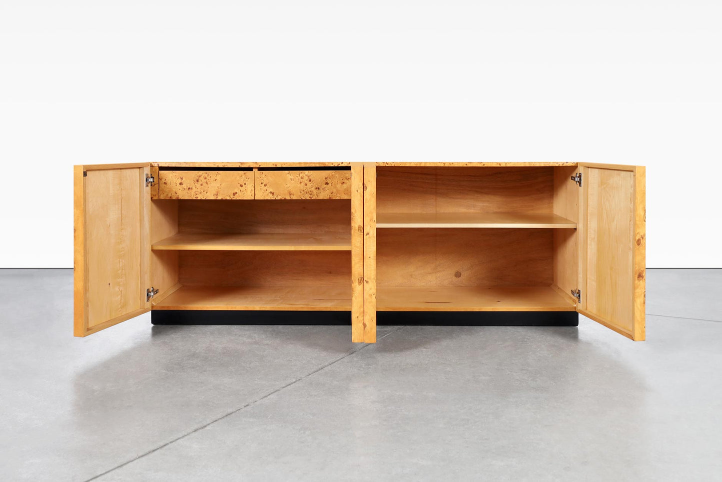 Vintage Burl Wood Credenza by Arthur Umanoff for Dillingham