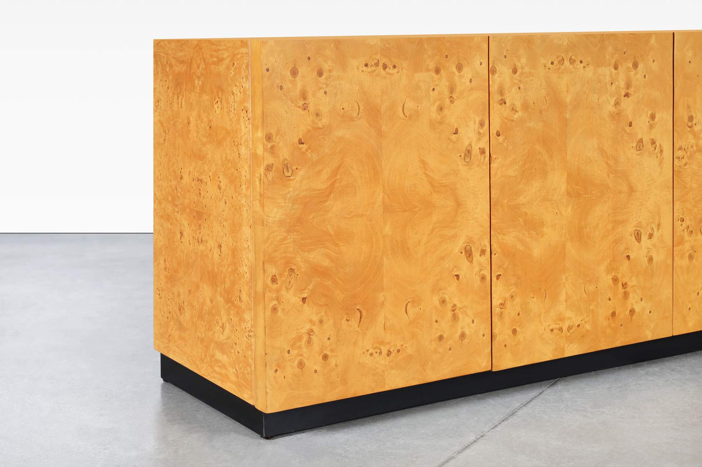 Vintage Burl Wood Credenza by Arthur Umanoff for Dillingham