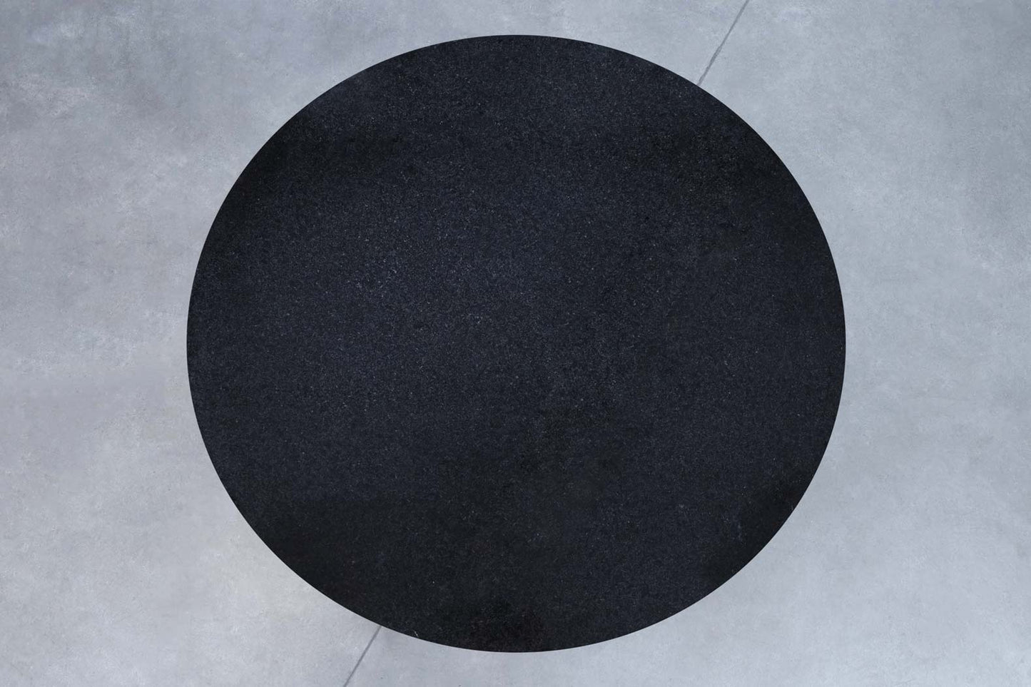 Vintage Burl Wood and Granite "Drum" Coffee Table by Paul Mayen