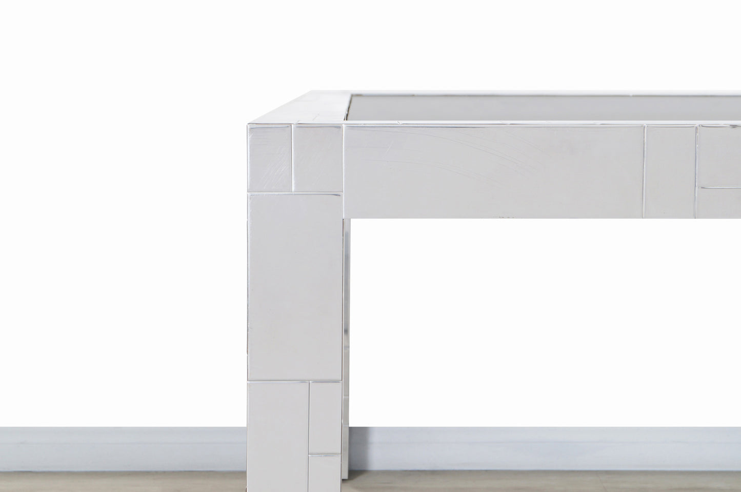 Vintage “Cityscape” Chrome Dining Table by Paul Evans for Directional, 1970s