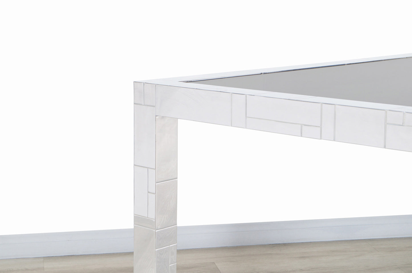 Vintage “Cityscape” Chrome Dining Table by Paul Evans for Directional, 1970s