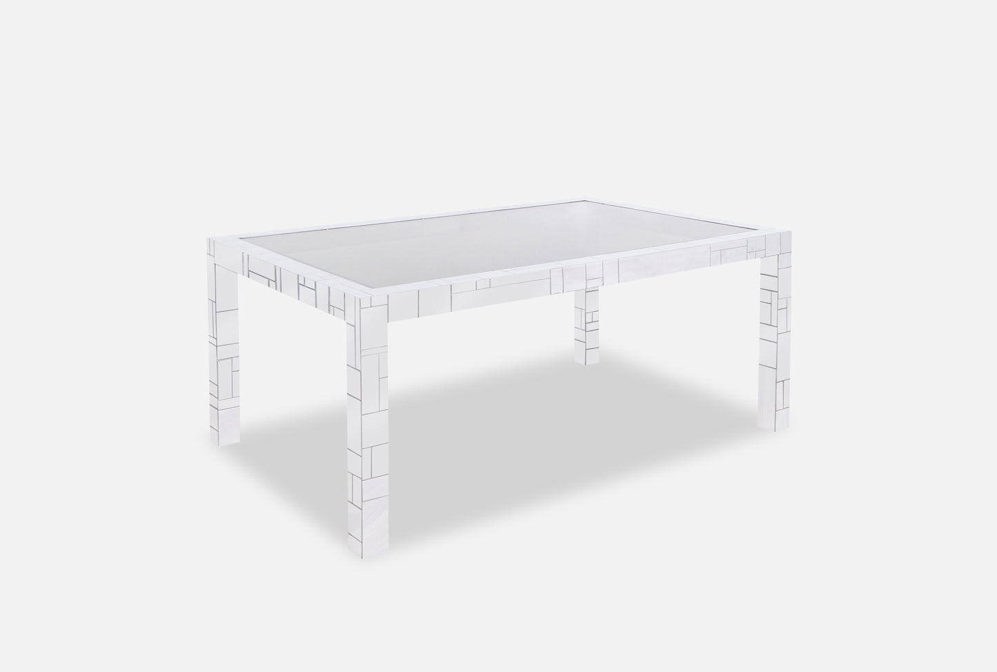 Vintage Chrome "Cityscape" Dining Table by Paul Evans for Directional