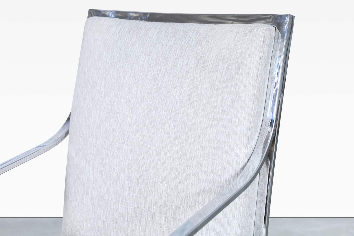 Vintage Chrome Dining Chairs by Pierre Cardin for Dillingham