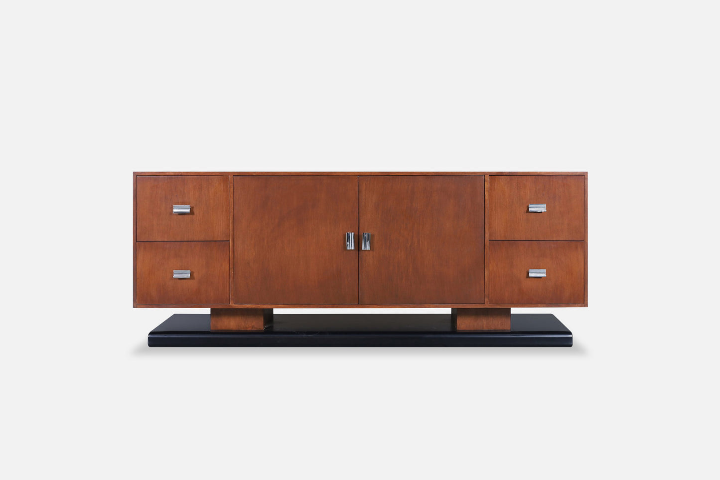 Vintage Custom-Made Walnut Credenza