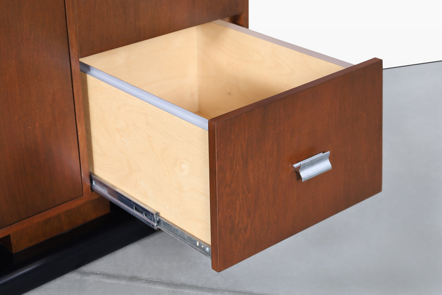 Vintage Custom-Made Walnut Credenza