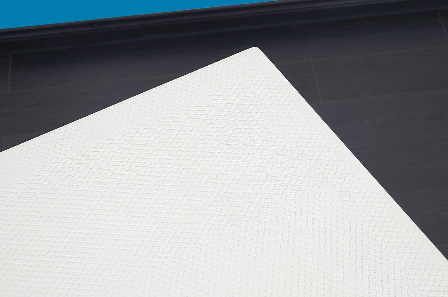 Vintage Embossed Leather Desk by Karl Springer