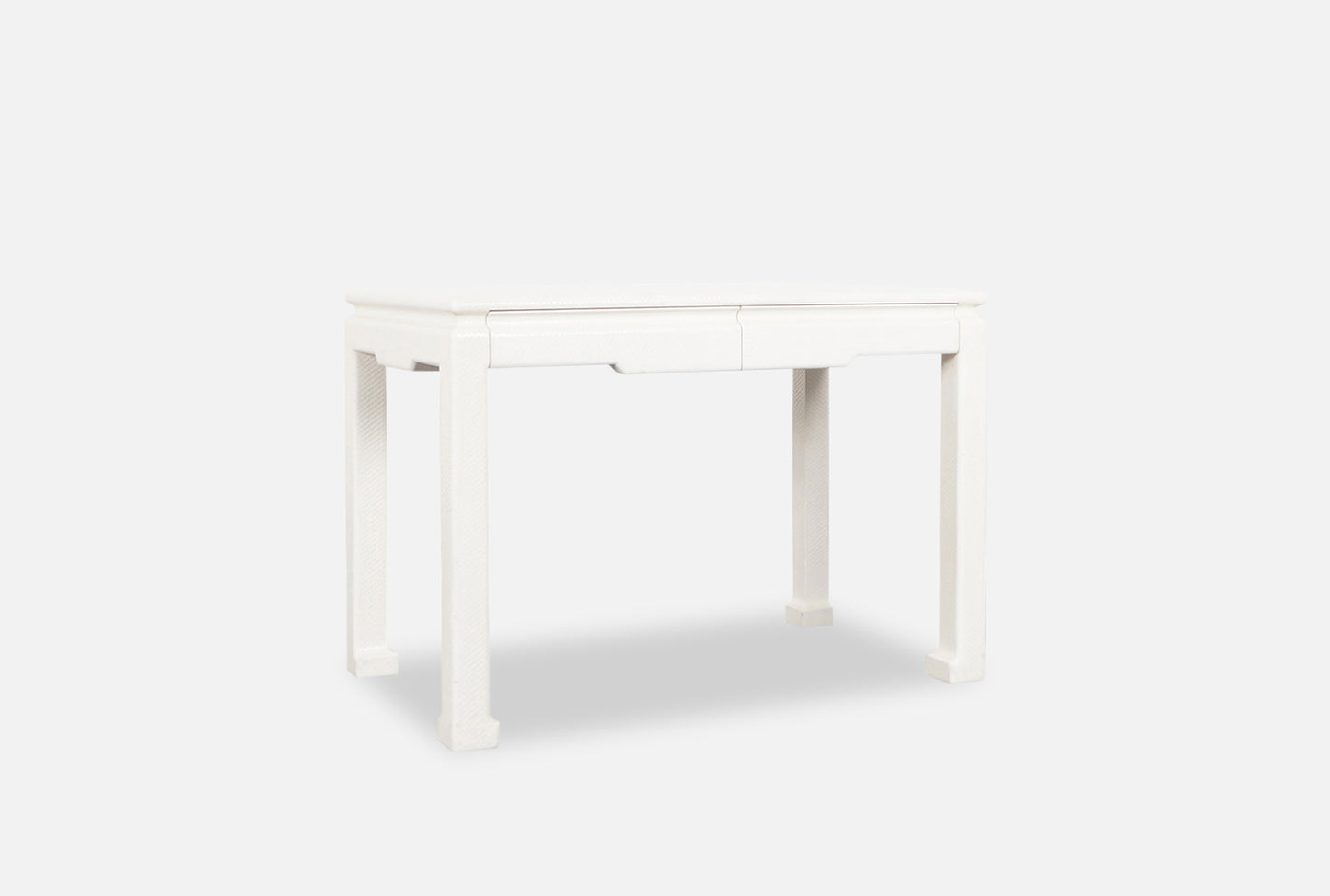 Vintage Embossed Leather Desk by Karl Springer