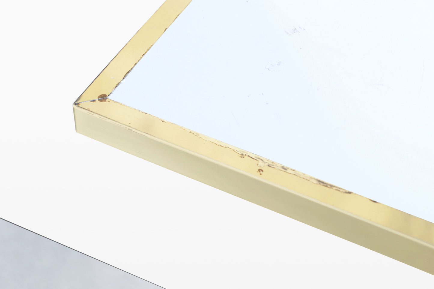 Vintage Italian Chrome and Brass “Cityscape” Wall-Mounted Unit