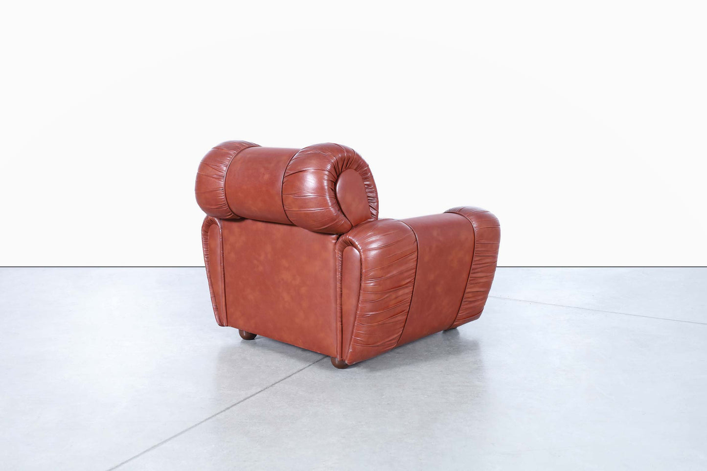 Vintage Italian Leatherette Lounge Chairs