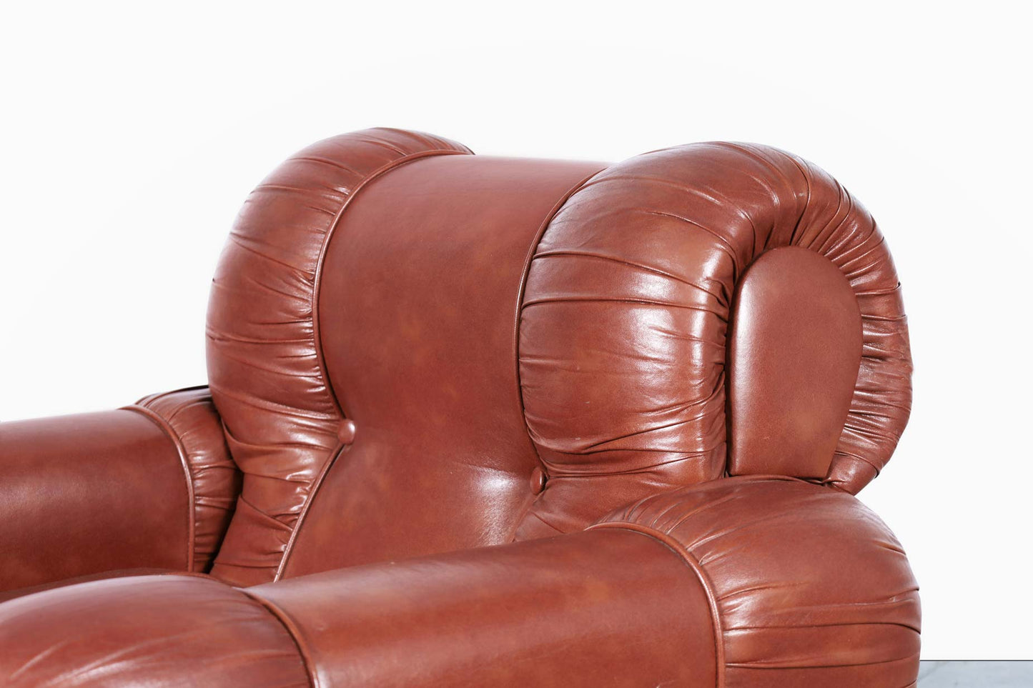 Vintage Italian Leatherette Lounge Chairs