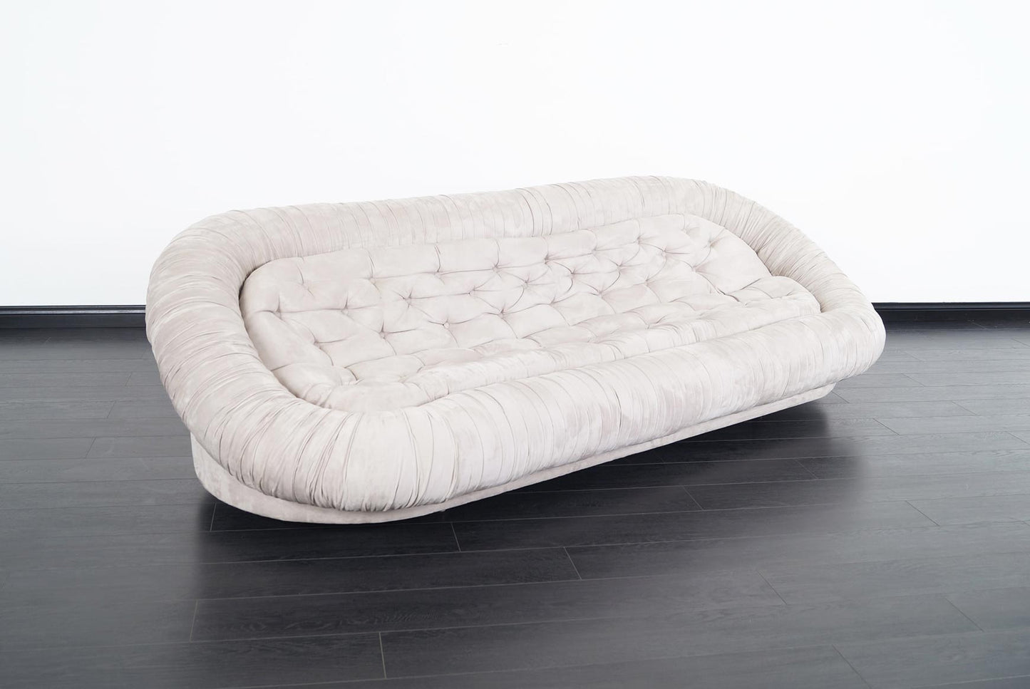 Vintage Italian Tufted Cloud Sofa