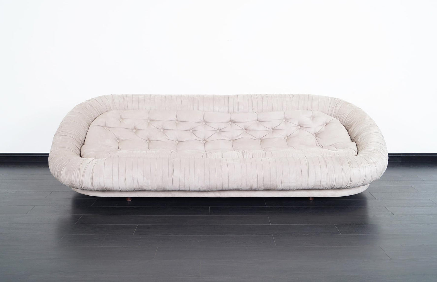 Vintage Italian Tufted Cloud Sofa