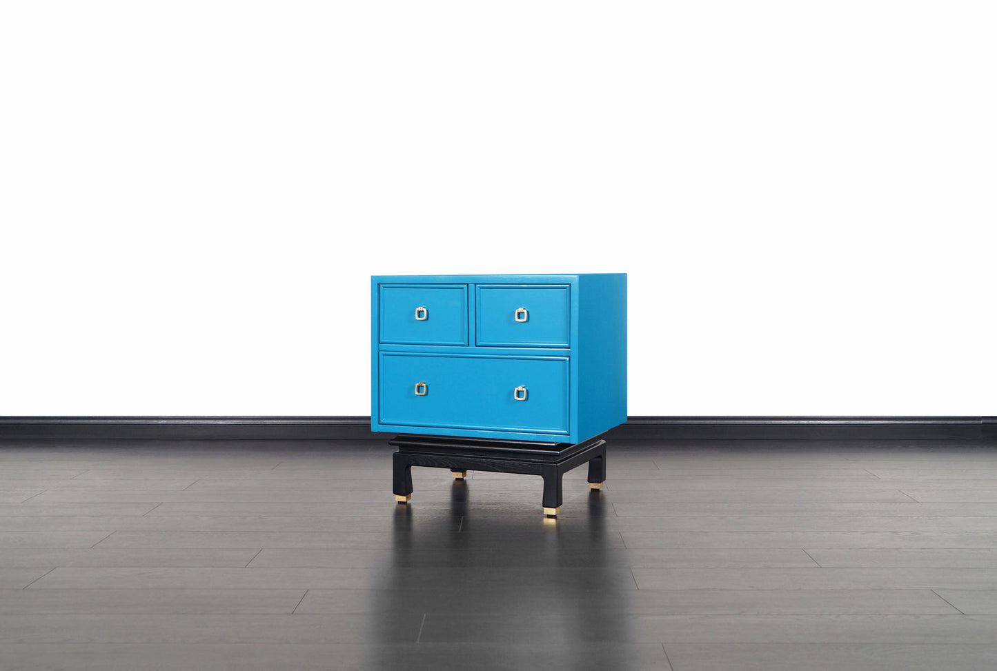 Vintage Lacquered Nightstands by American of Martinsville