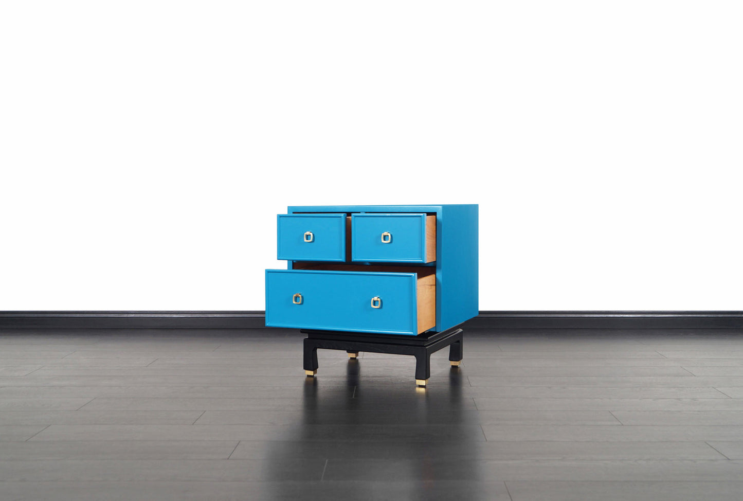 Vintage Lacquered Nightstands by American of Martinsville