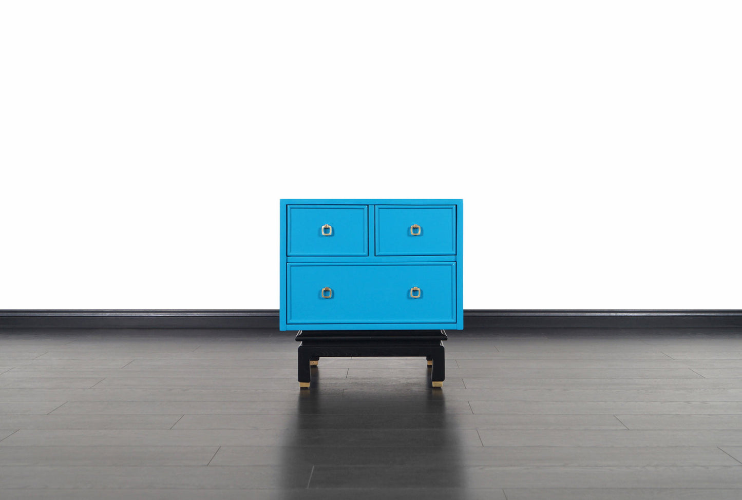 Vintage Lacquered Nightstands by American of Martinsville