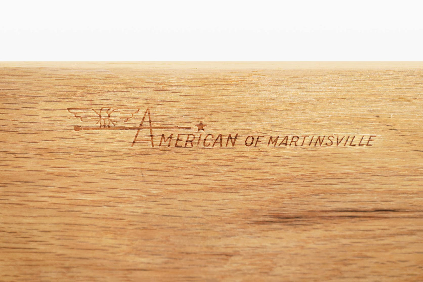 Vintage Lacquered and Brass Dresser by American of Martinsville