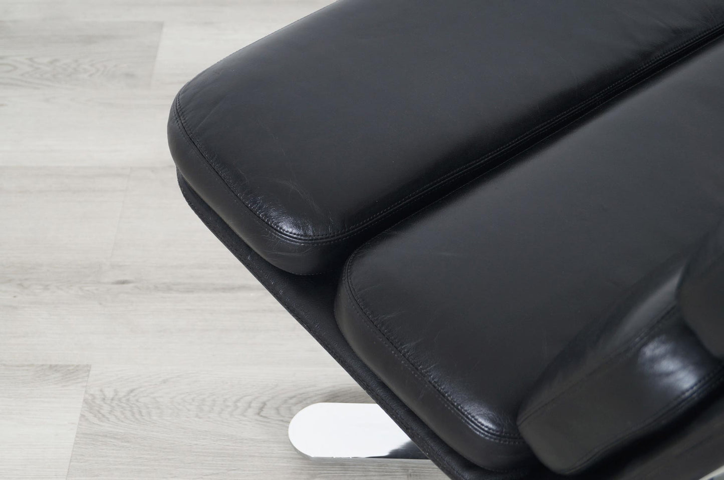 Vintage Leather "Solo" Lounge Chairs by John Follis for Fortress