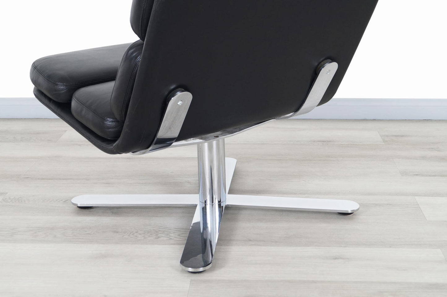 Vintage Leather "Solo" Lounge Chairs by John Follis for Fortress