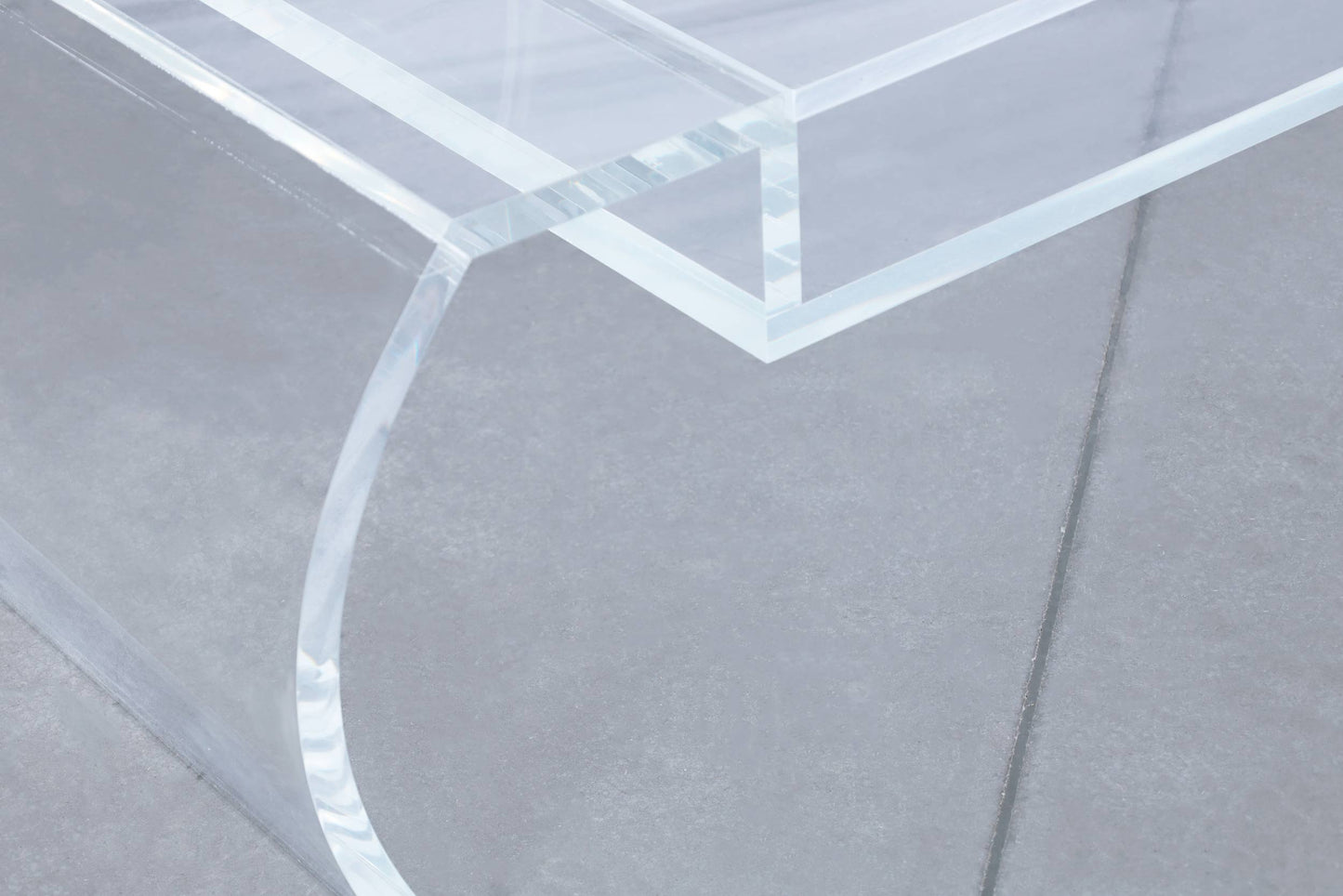 Vintage Lucite “Waterfall” Coffee Table