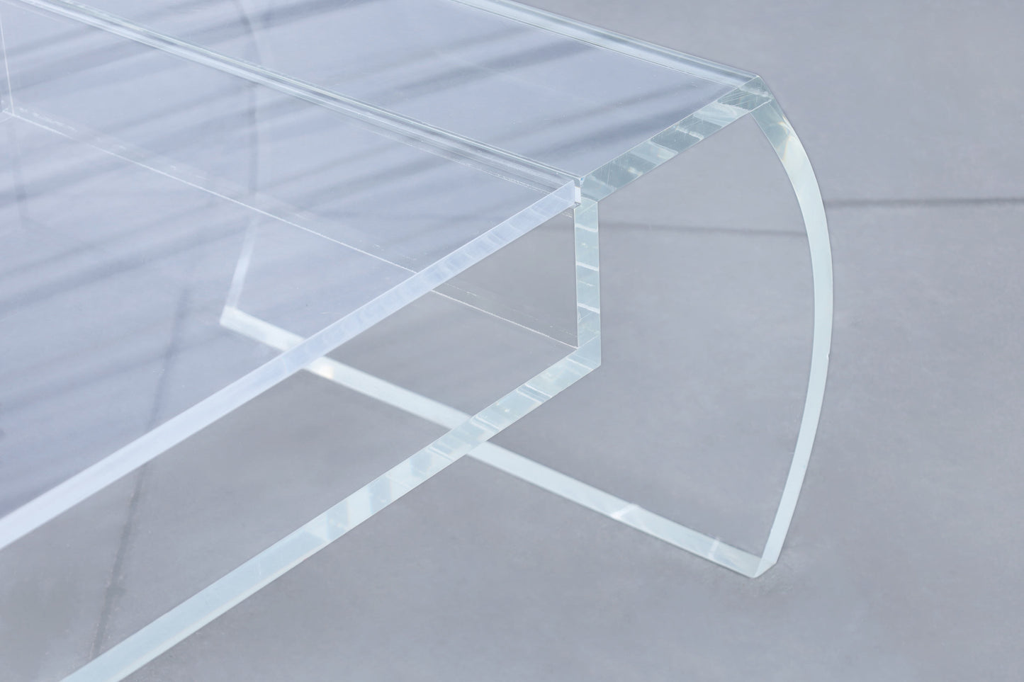 Vintage Lucite “Waterfall” Coffee Table