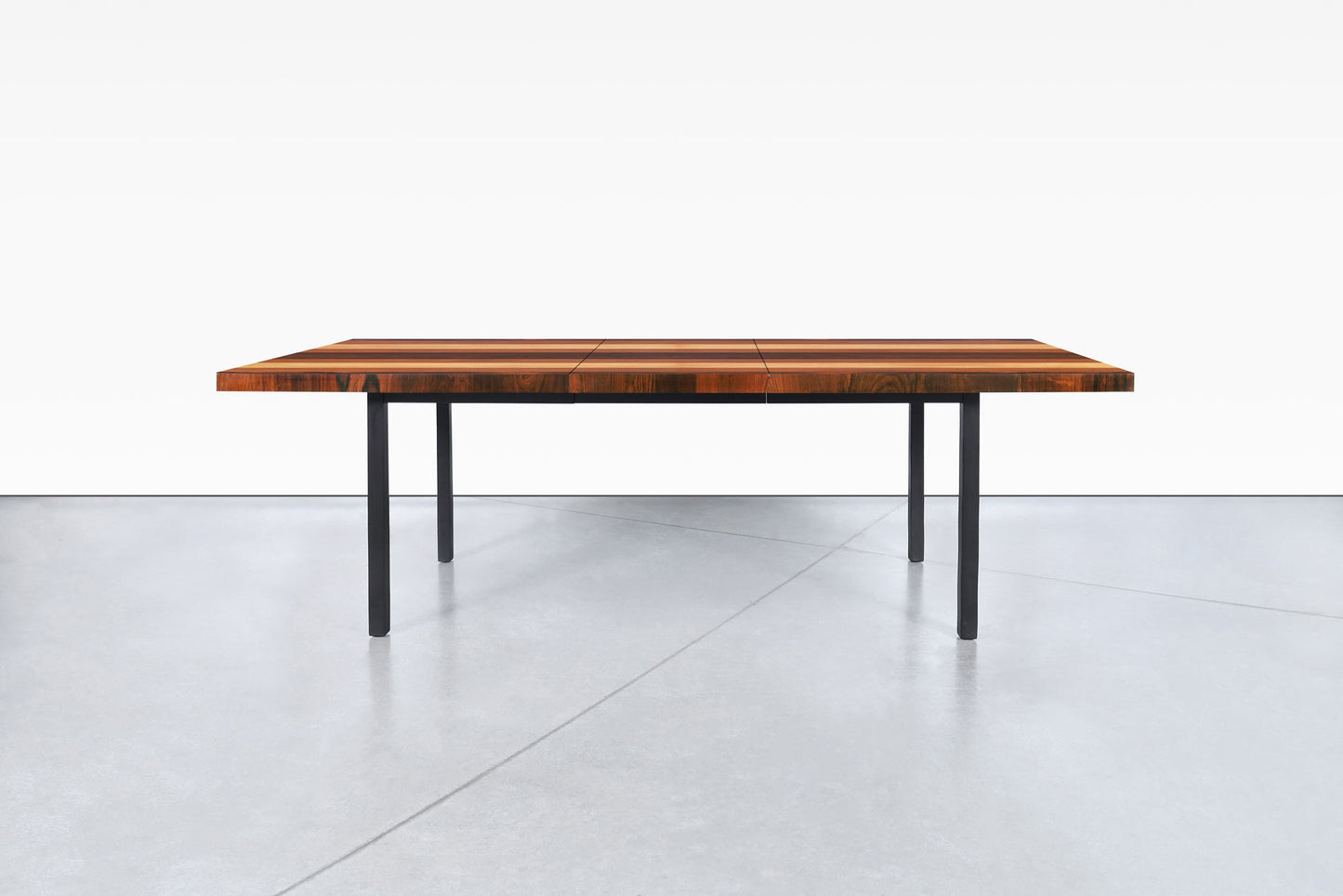 Vintage Multi-Wood Expanding Dining Table by Milo Baughman for Directional