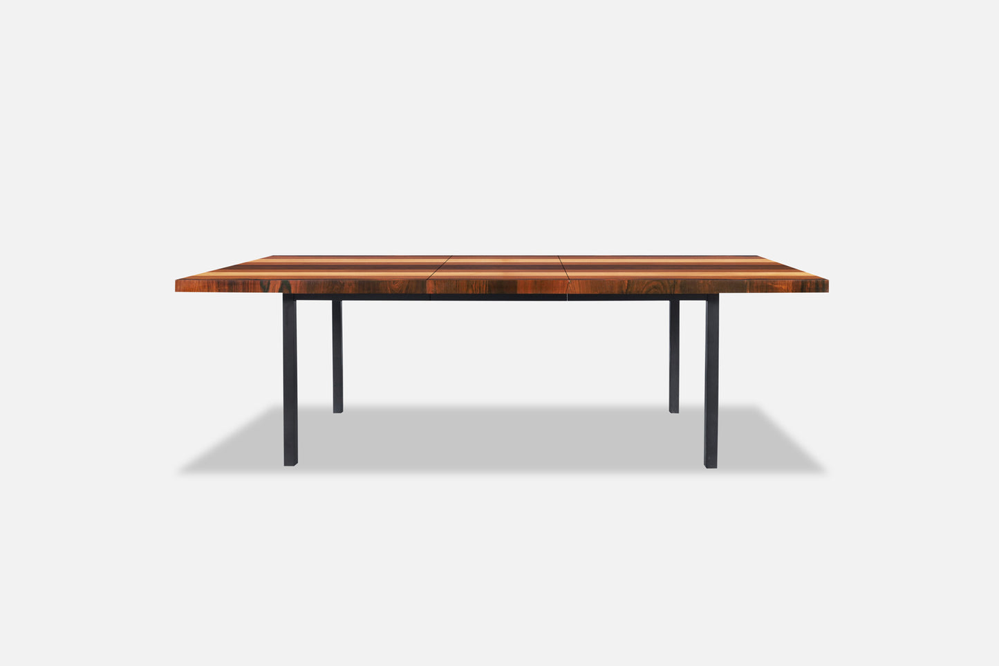 Vintage Multi-Wood Expanding Dining Table by Milo Baughman for Directional