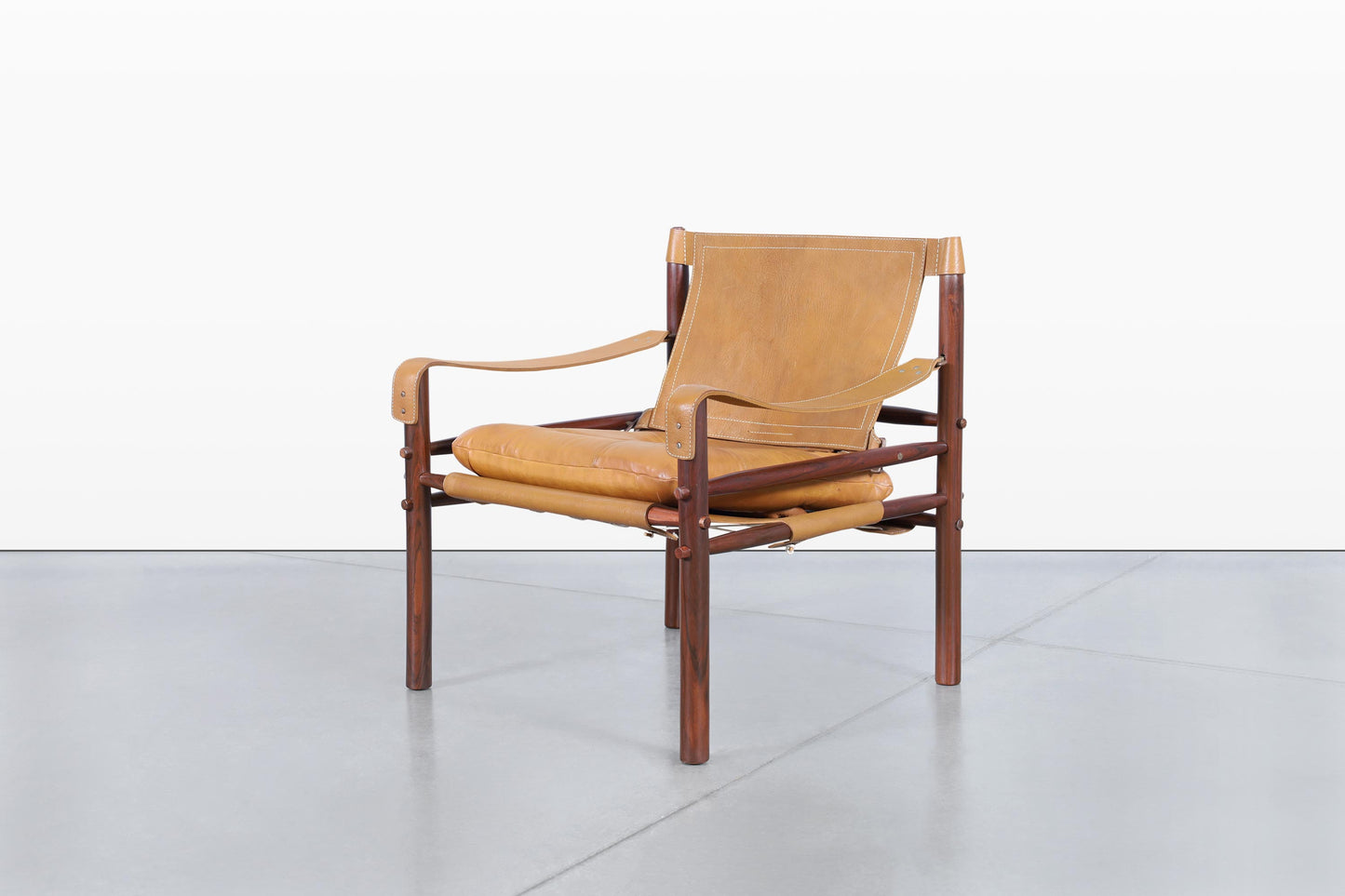 Vintage Rosewood and Leather "Sirocco" Lounge Chair by Arne Norell