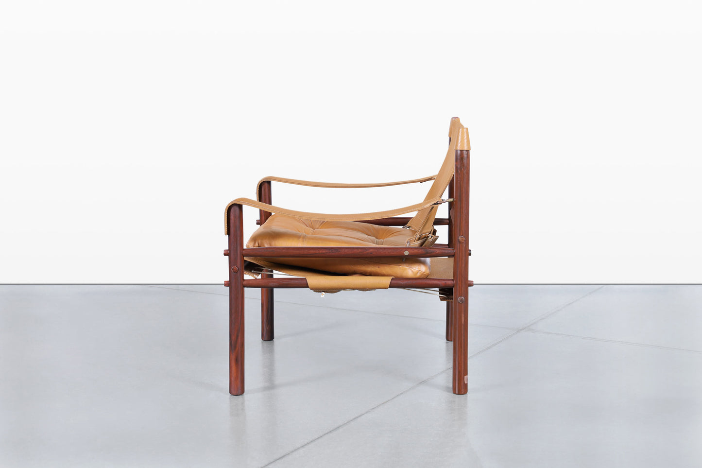 Vintage Rosewood and Leather "Sirocco" Lounge Chair by Arne Norell