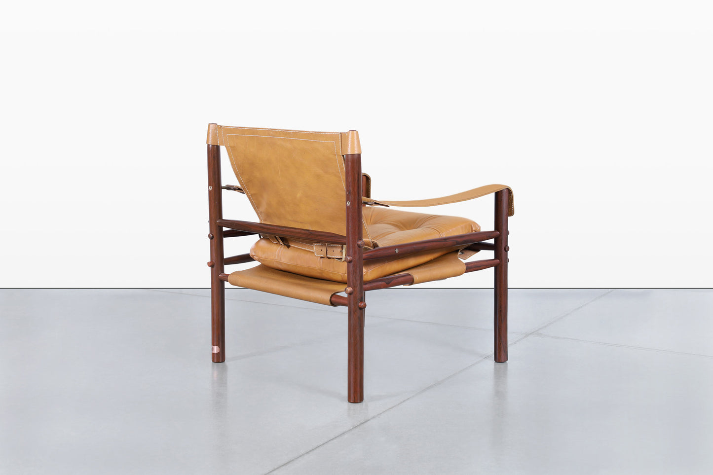 Vintage Rosewood and Leather "Sirocco" Lounge Chair by Arne Norell