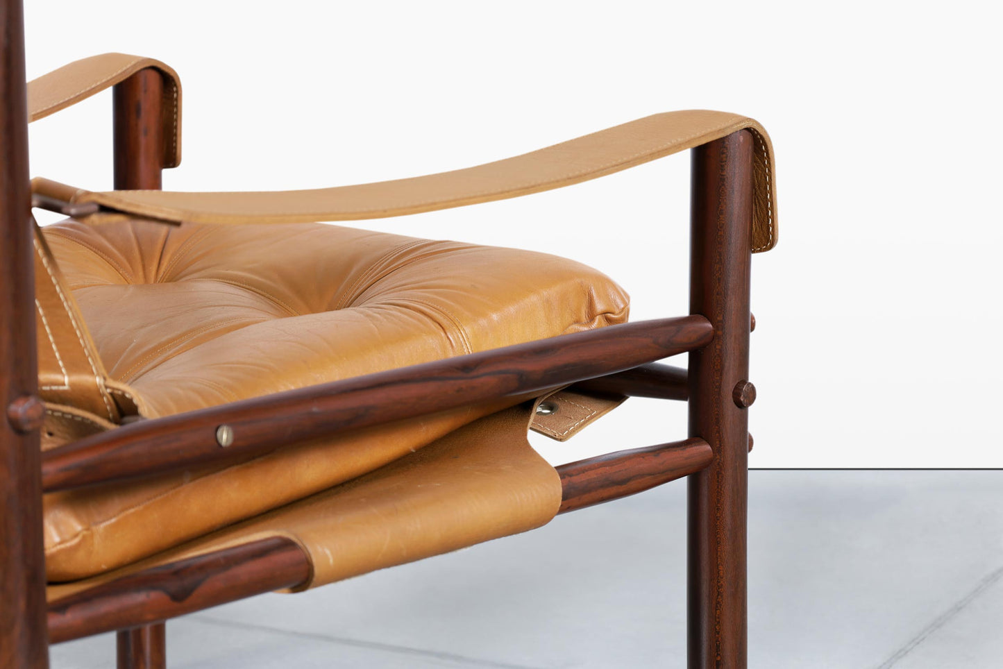 Vintage Rosewood and Leather "Sirocco" Lounge Chair by Arne Norell