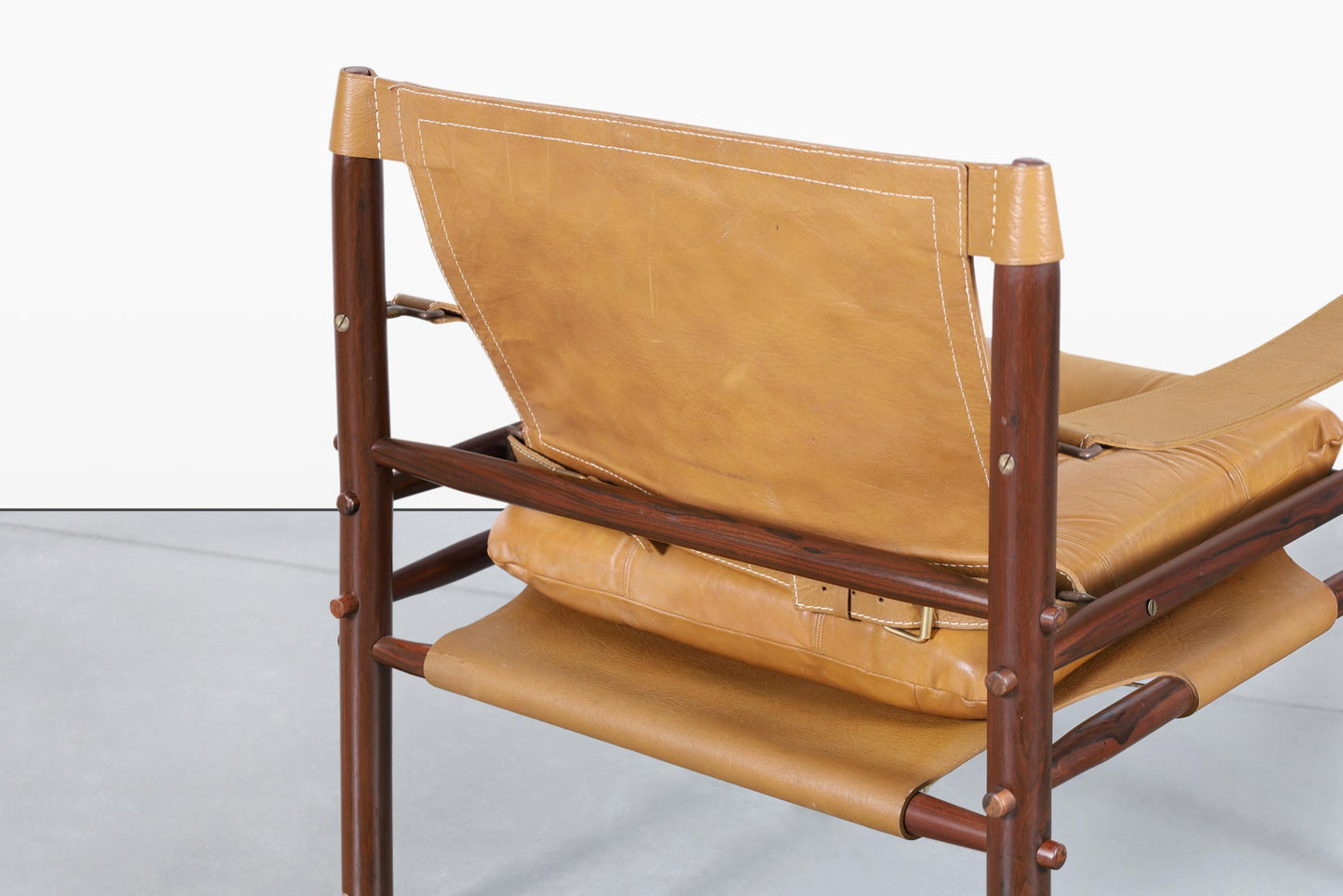 Vintage Rosewood and Leather "Sirocco" Lounge Chair by Arne Norell