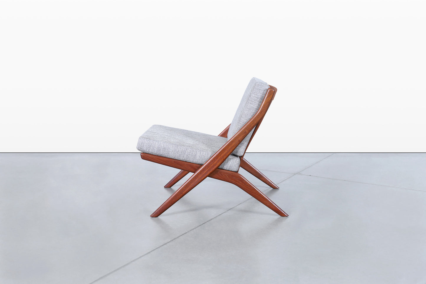 Vintage “Scissor” Lounge Chairs by Folke Ohlsson for DUX