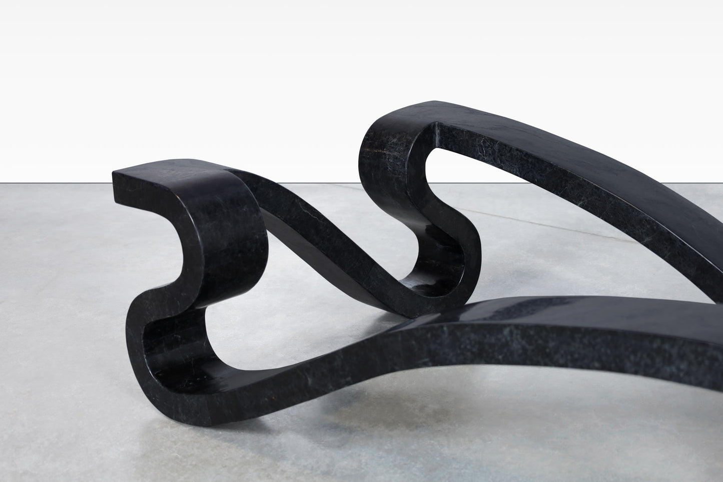 Vintage Sculptural Tessellated Stone Coffee Table by Maitland Smith