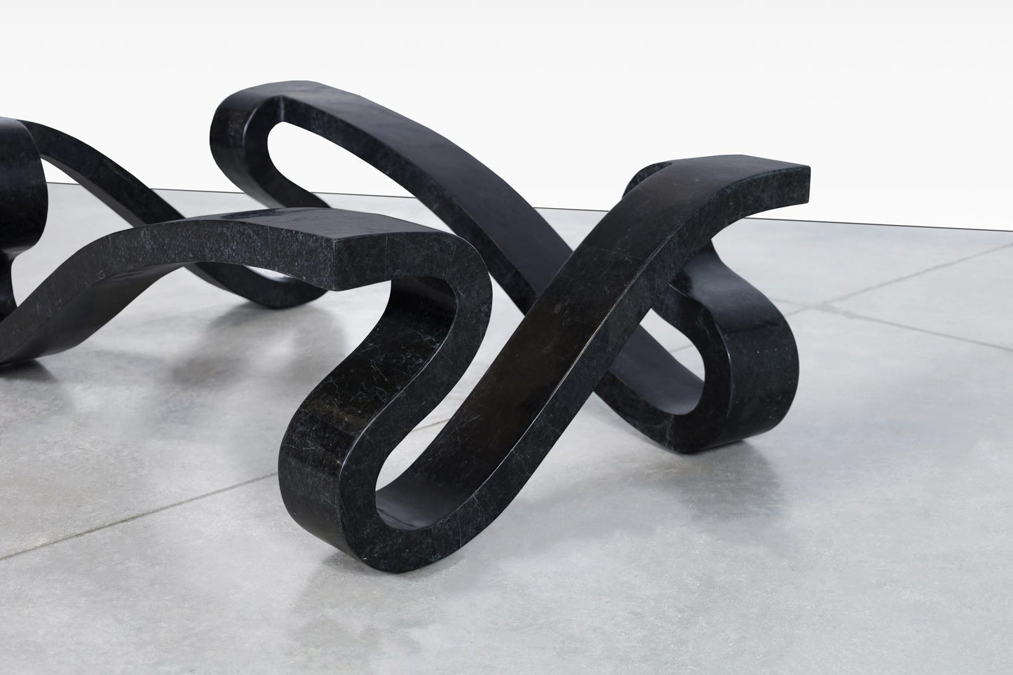 Vintage Sculptural Tessellated Stone Coffee Table by Maitland Smith