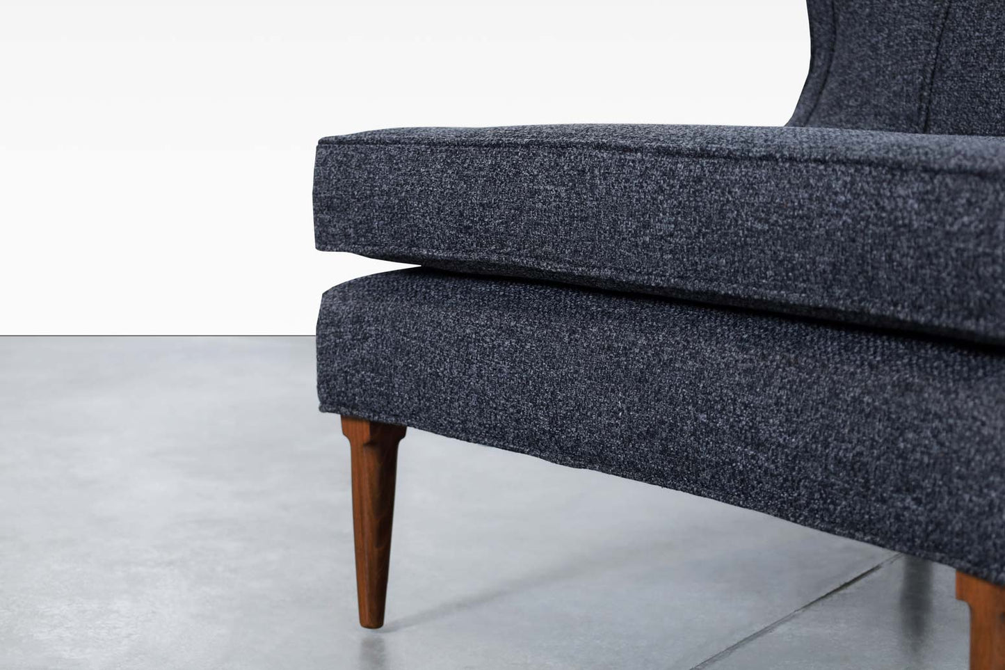 Vintage Sculptural Walnut Lounge Chairs by Erwin Lambeth for Tomlinson