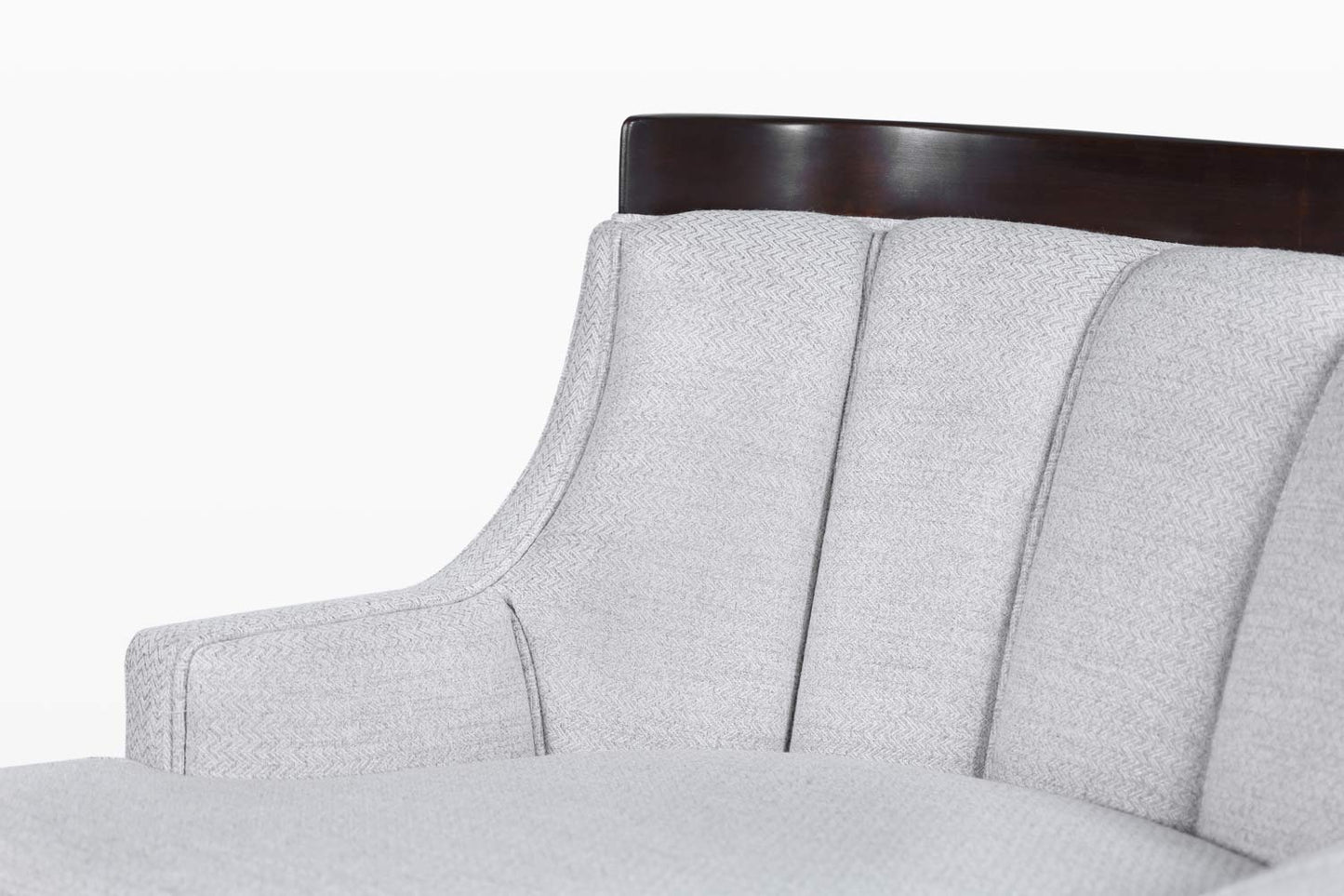 Vintage Sculptural Walnut Lounge Chairs in the Manner of Erwin Lambeth