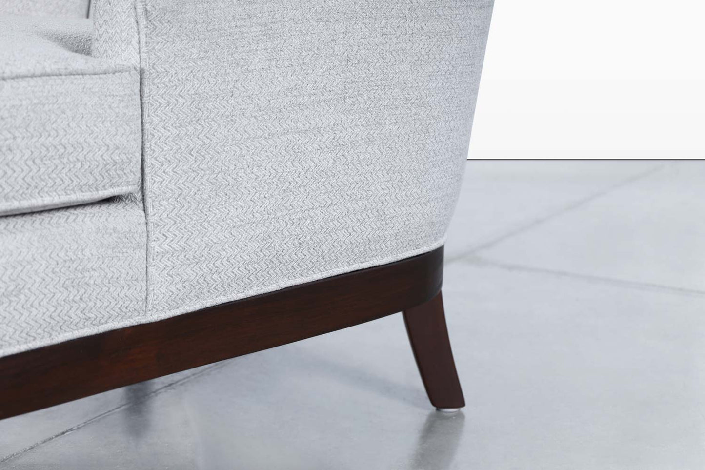 Vintage Sculptural Walnut Lounge Chairs in the Manner of Erwin Lambeth