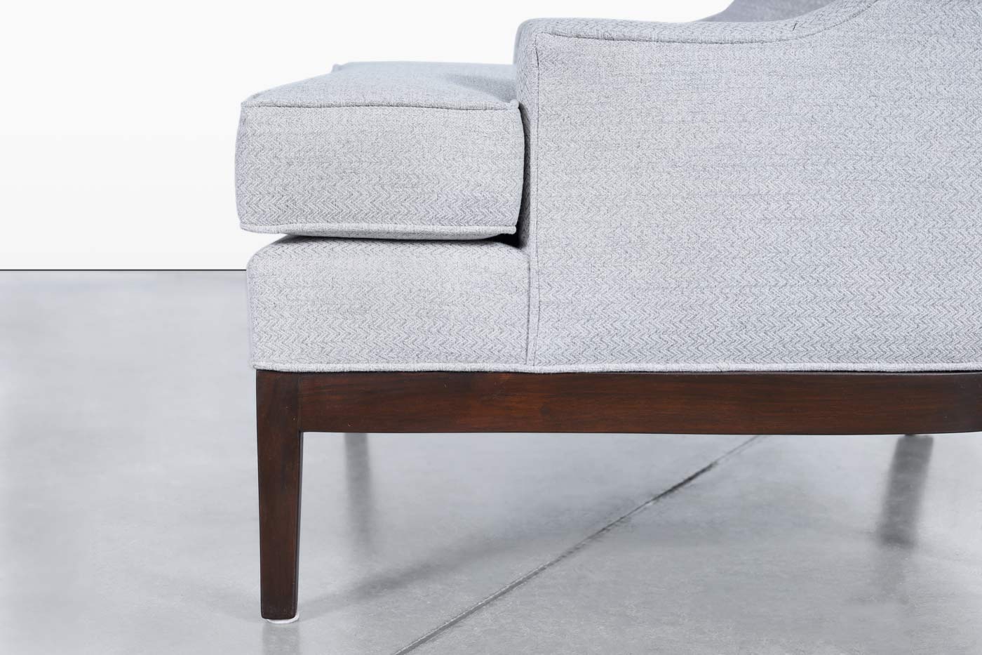 Vintage Sculptural Walnut Lounge Chairs in the Manner of Erwin Lambeth