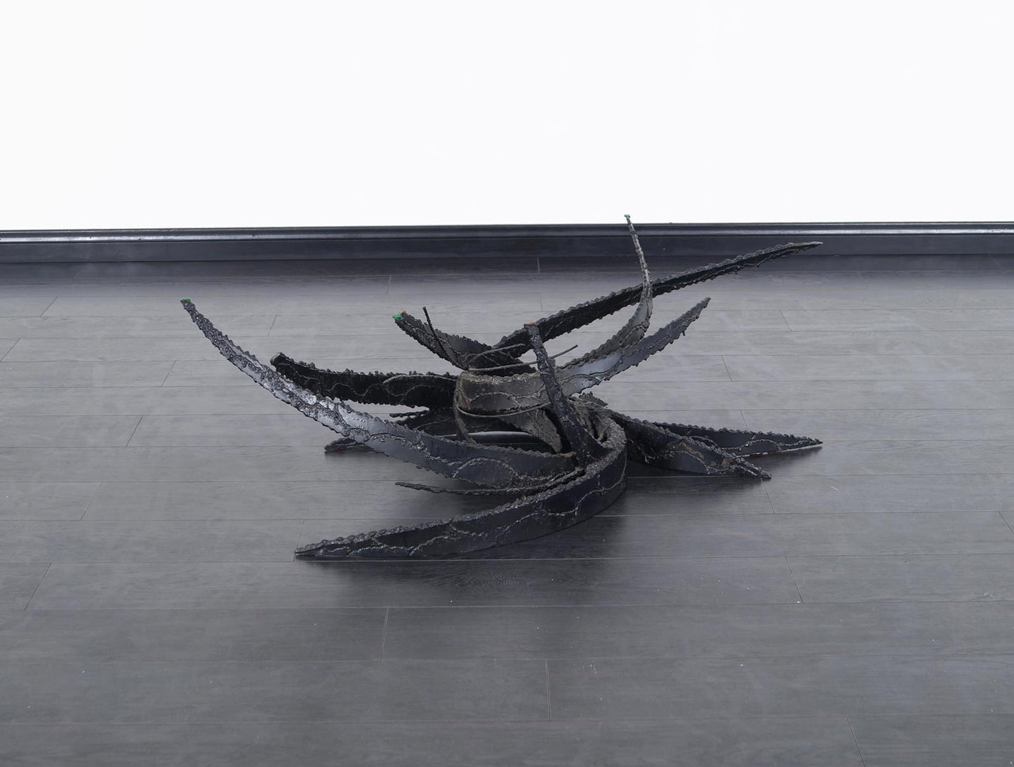 Mid-Century Modern "Swirl" Glass Coffee Table by Daniel Gluck