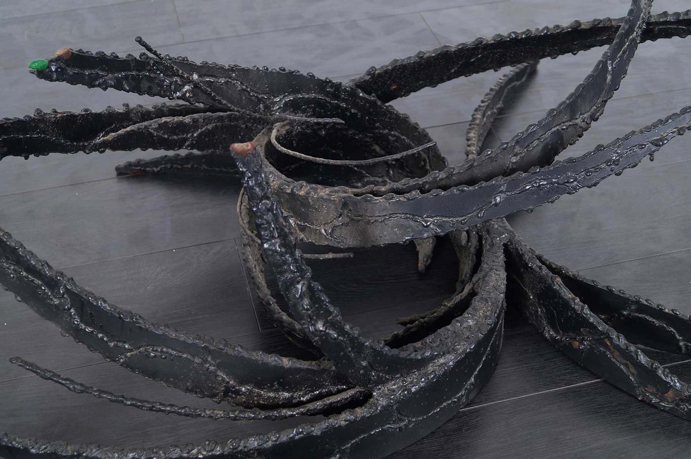 Mid-Century Modern "Swirl" Glass Coffee Table by Daniel Gluck