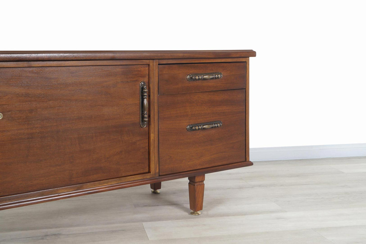 Vintage Walnut Credenza by Maurice Bailey for Monteverdi Young
