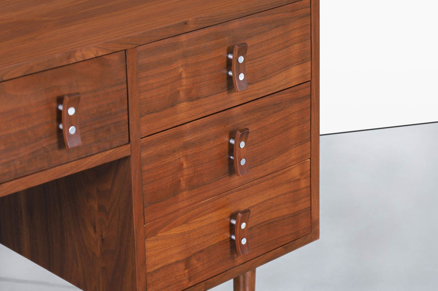 Vintage Walnut Desk by Stanley Young for Glenn of California
